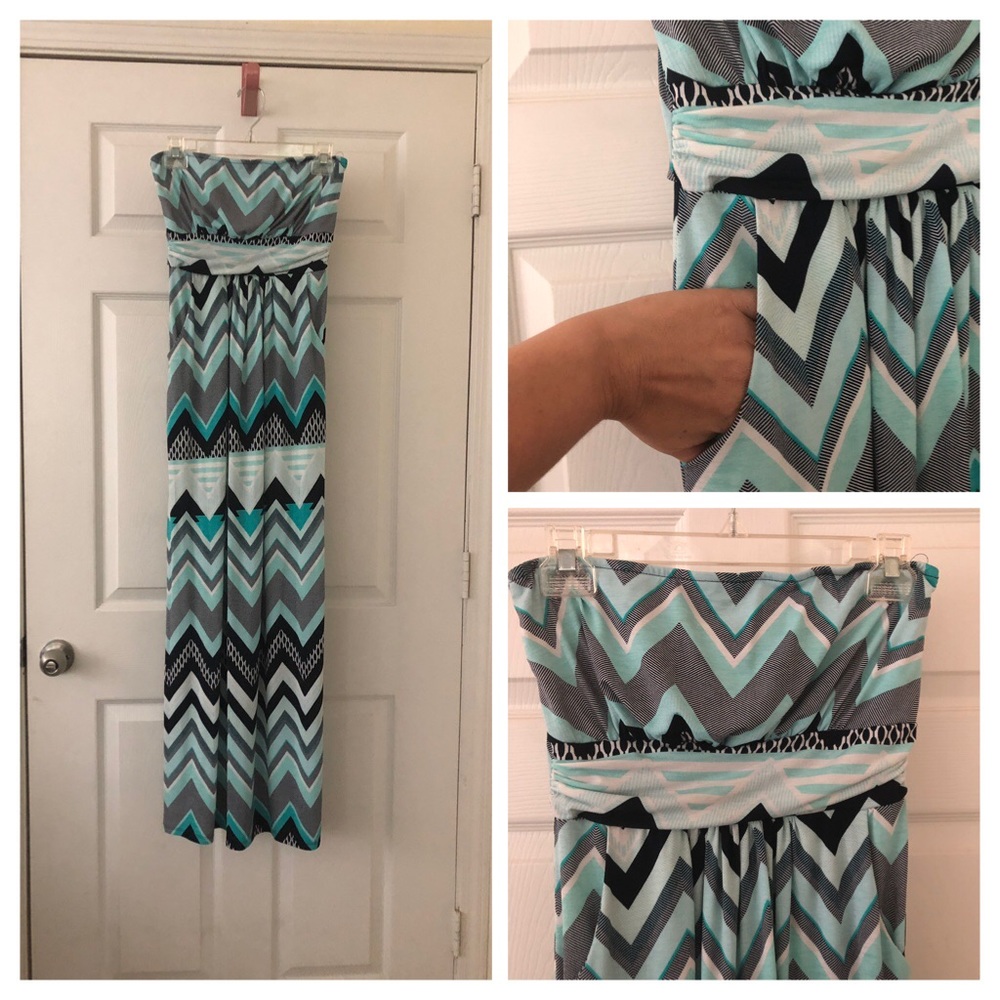 Strapless Maxi Dress